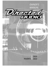 Directed Electronics D800 User manual
