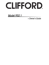 Clifford 1600XP User manual