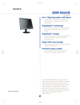 Sony SDM-S204/B User manual