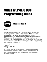 Wasp Bar Code WLP 4170 User manual