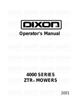 Dixon 13087-0400 User manual