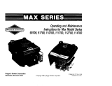 Briggs & Stratton 090702-0114-01 User manual