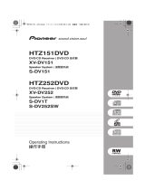 Pioneer HTZ151DVD User manual