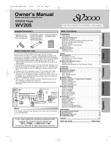 SV2000 WV205ffunai User manual
