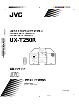 JVC UX-T250R User manual