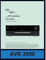 Dolby Laboratories AVR 3500 User manual