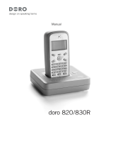 Doro Matra 830R User manual