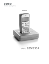 Doro Matra 820 User manual