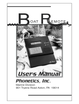 Phonetics Boat Remote User manual