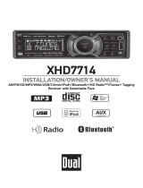 Dual XHD7714 User manual