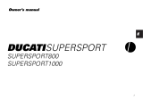 Ducati SUPERSPORT 1000 Owner's manual