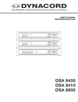 DYNACORD DSA 8405 User manual