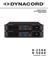 DYNACORD H 5000 User manual