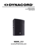 DYNACORD MADRAS M15 User manual