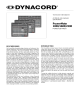 DYNACORD PowerMate 2200 User manual