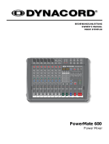 DYNACORD PowerMate 600 User manual