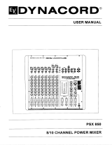 DYNACORD PSX 850 User manual