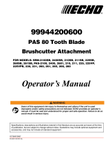 Echo 266 User manual