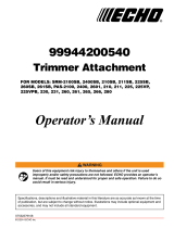 Echo 260 User manual