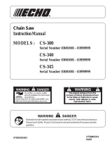 Echo CS-300, CS-340, CS-345 User manual