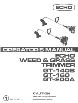 Echo GT-140B User manual