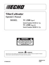 Echo TC-2100 Type 1E User manual