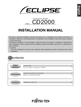 Eclipse - Fujitsu Ten CD2000 User manual