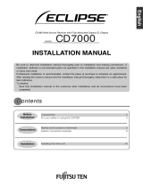 Eclipse - Fujitsu Ten CD7000 User manual