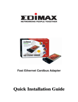 Edimax Technology Ethernet Cardbus Adapter User manual