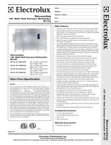 Electrolux WT105BL208 User manual