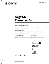 Sony DSR-PD170 User manual