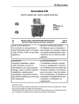 Electrolux 9CHG584138 User manual
