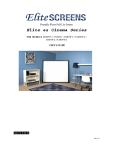 Elite Screens F84NWH User manual