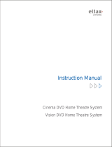 Eltax Cinema DVD Home Theatre System User manual