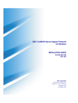 EMC CLARiiON User manual