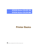 Epson 760/860 User manual