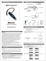 Emerson EM-253 User manual