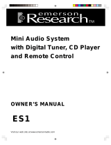 Emerson Research ES1 User manual