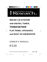 Emerson Research ES20 User manual