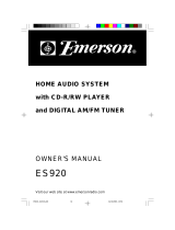 Emerson ES920 User manual