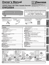 Emerson EWD2004 User manual