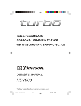 Emerson HD7003 User manual