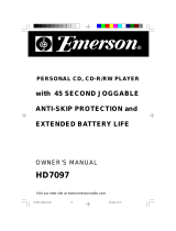 Emerson HD7097 User manual