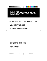 Emerson HD7999 User manual