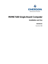 Emerson MVME7100 User manual