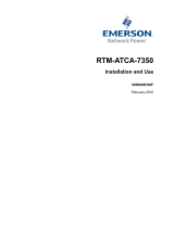 Emerson RTM-ATCA-7350 User manual