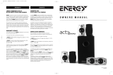 Energy Speaker Systems act Cinema User manual