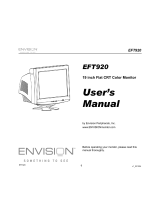 Envision EFT920 User manual