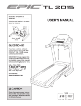 NordicTrack Tl 2015 Treadmill User manual