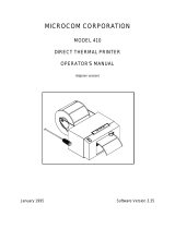 Epson 410 User manual